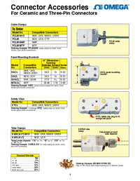 Thumbnail of document Data Sheet - HACL Accessories for Ceramic and Three-Pin Temperature Connectors